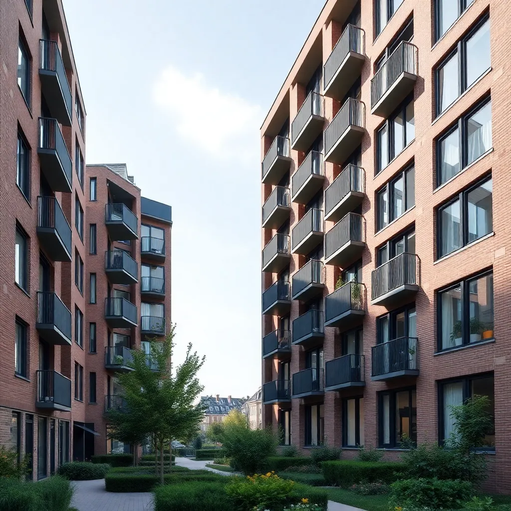 Modern Nederlands appartementencomplex als vastgoedinvestering